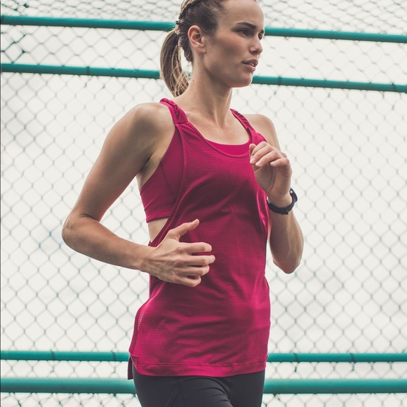 Lululemon Athletica Bumble Berry Stash It Running Tank size 6 EUC - Picture 2 of 16